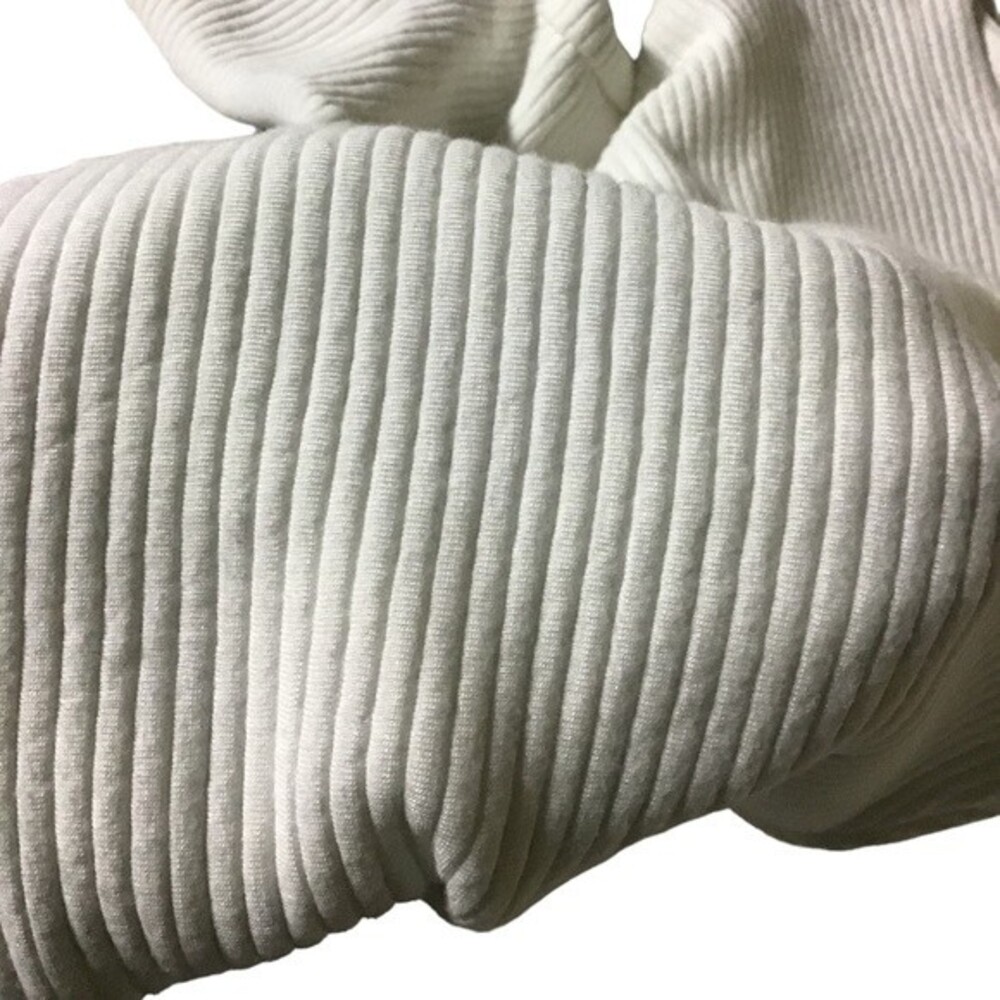 Minimalist Casual Basic Chic Ribbed Knit Fashion A New Day White Size M Sweater - Picture 4 of 11